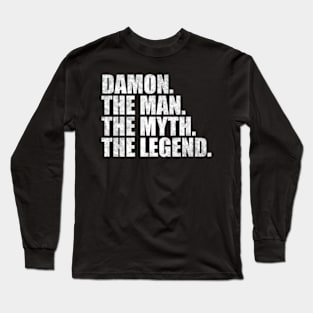 Damon Legend Damon Name Damon given name Long Sleeve T-Shirt